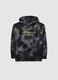 Kids' oversized multicolour tie-dye cotton blend sweatshirt_0