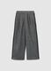 Girls' Grey Wide-Leg Trousers_0