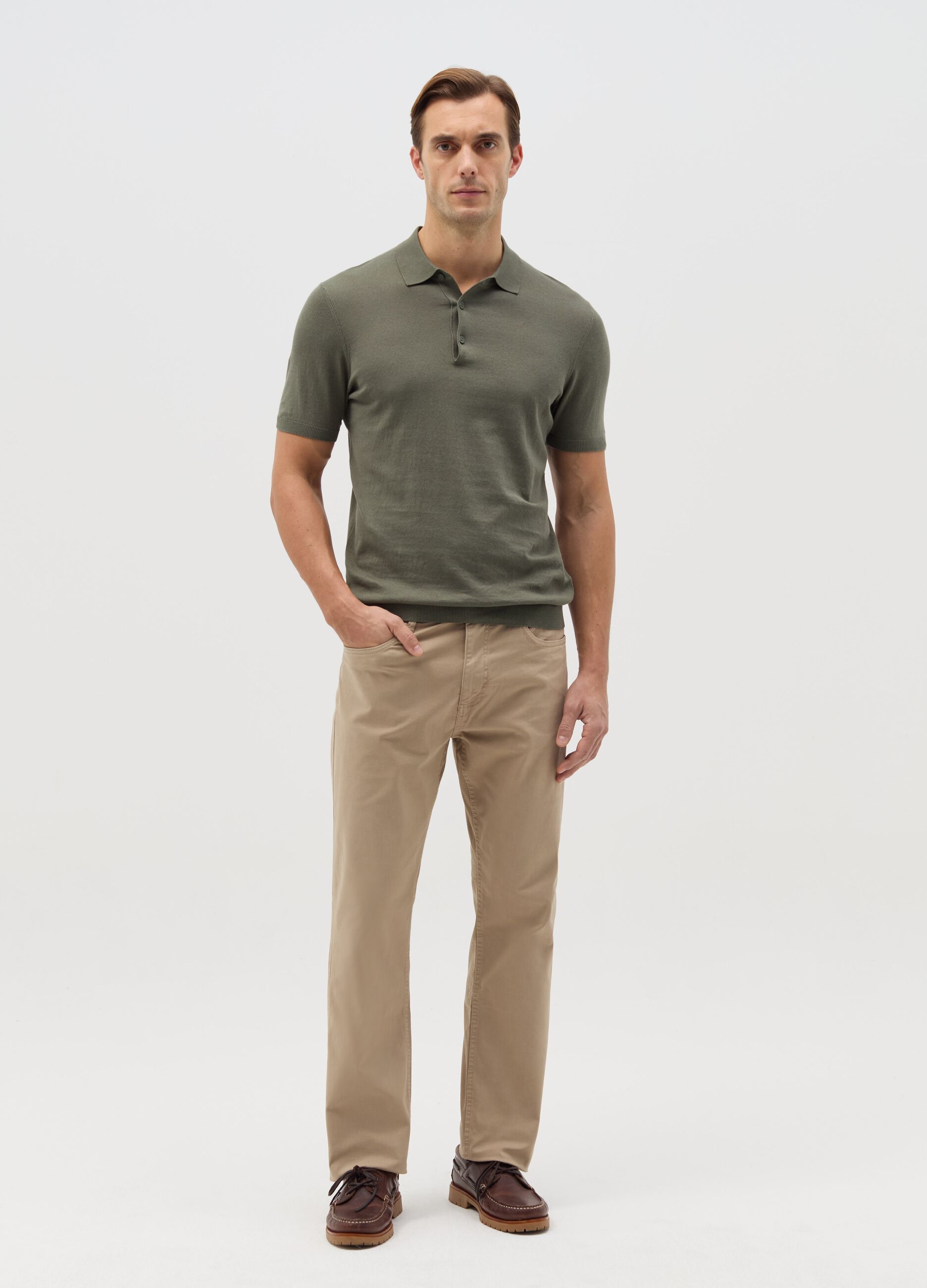 Regular-fit trousers with five pockets