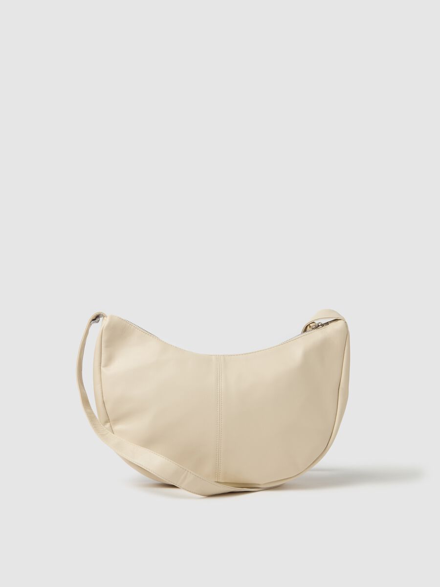 Essential half-moon bag with shoulder straps_0