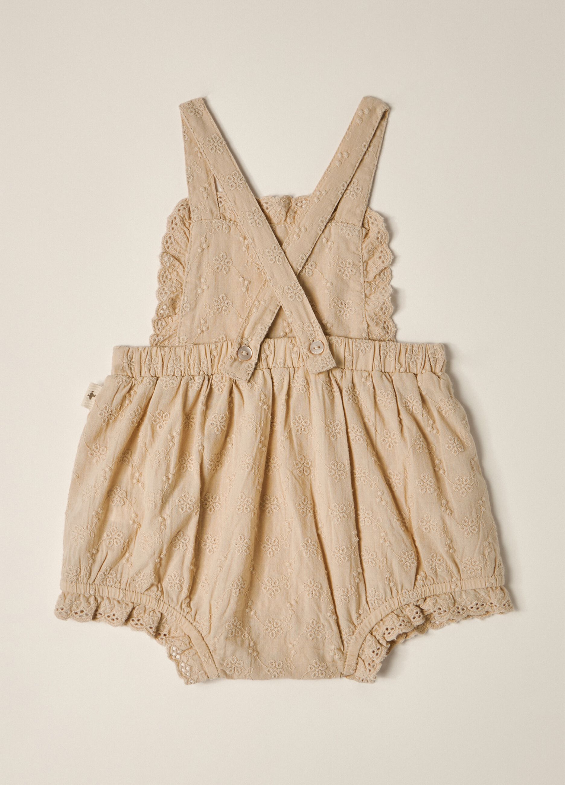 IANA Sangallo Pure Cotton Baby Romper