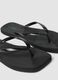 Black flip-flops with glitter straps_1