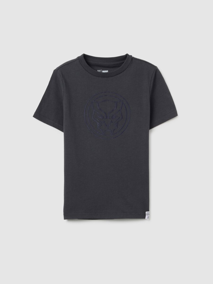 Cotton T-shirt with Black Panther print_0
