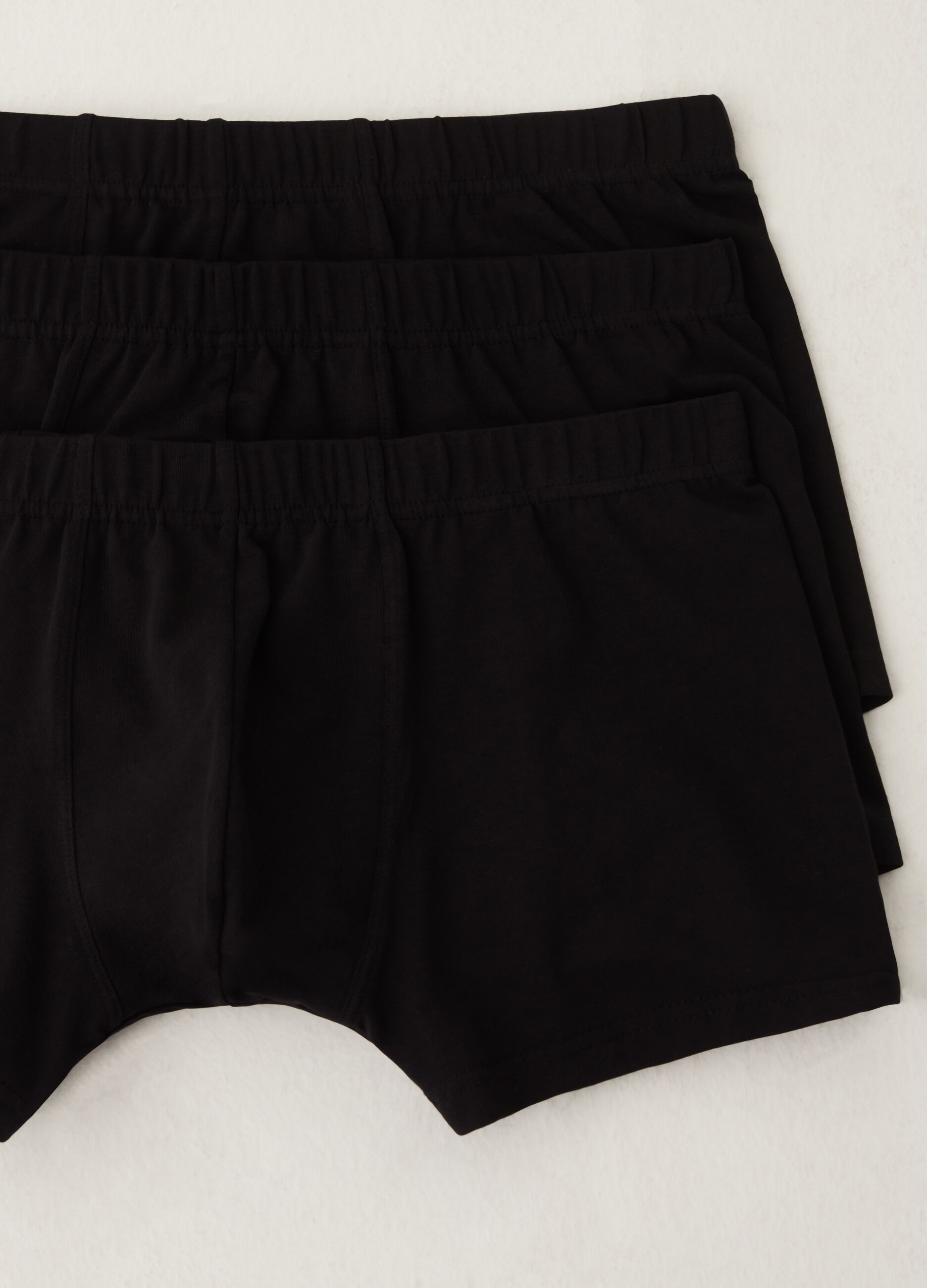 Tripack boxer in cotone bio stretch