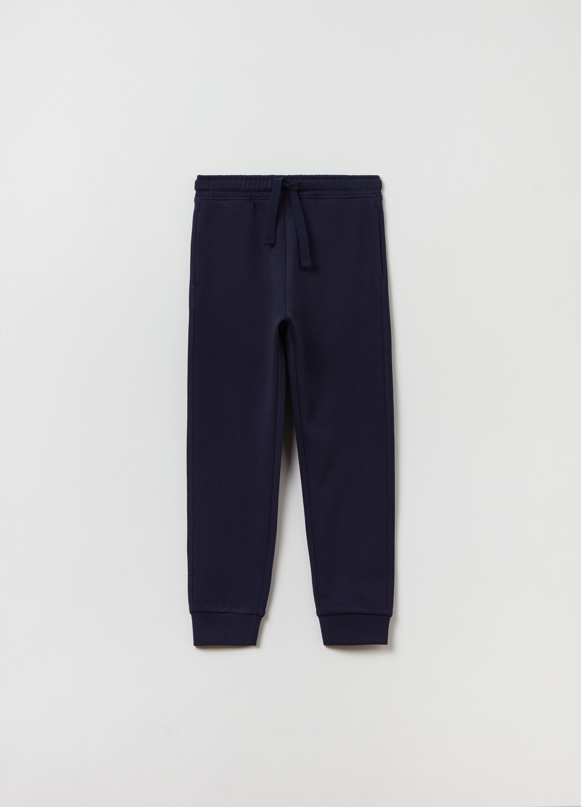 Joggers in felpa con coulisse_0