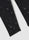 Leggings skinny neri da bambina in cotone elasticizzato con stampe_2