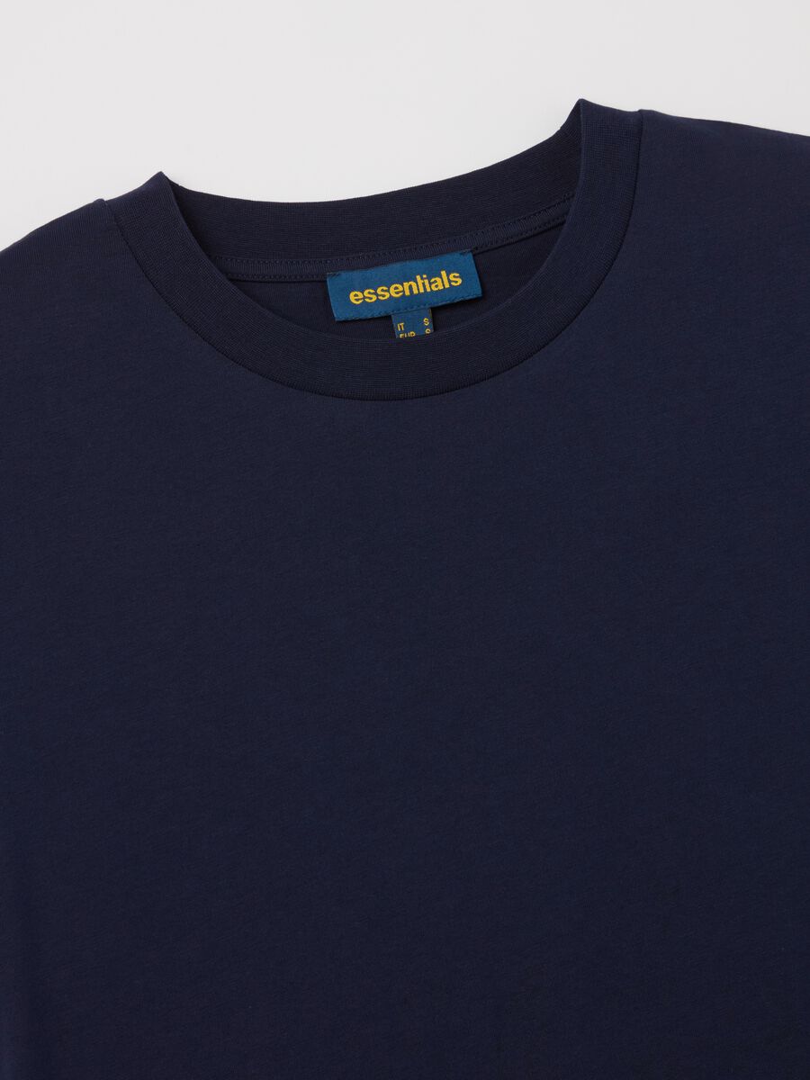 Essential blue cotton T-shirt dress_5