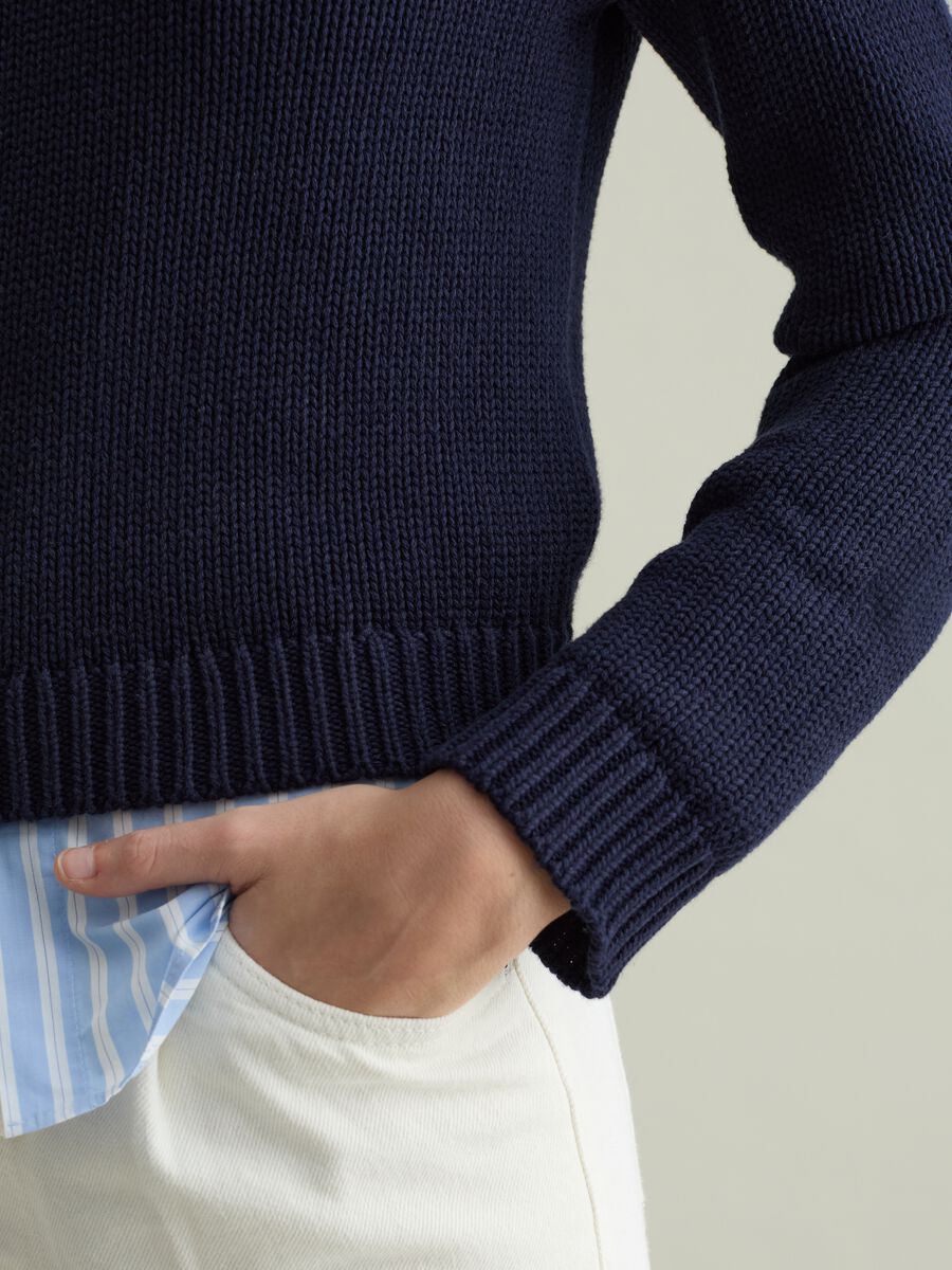 Cotton pullover with raglan sleeves_2