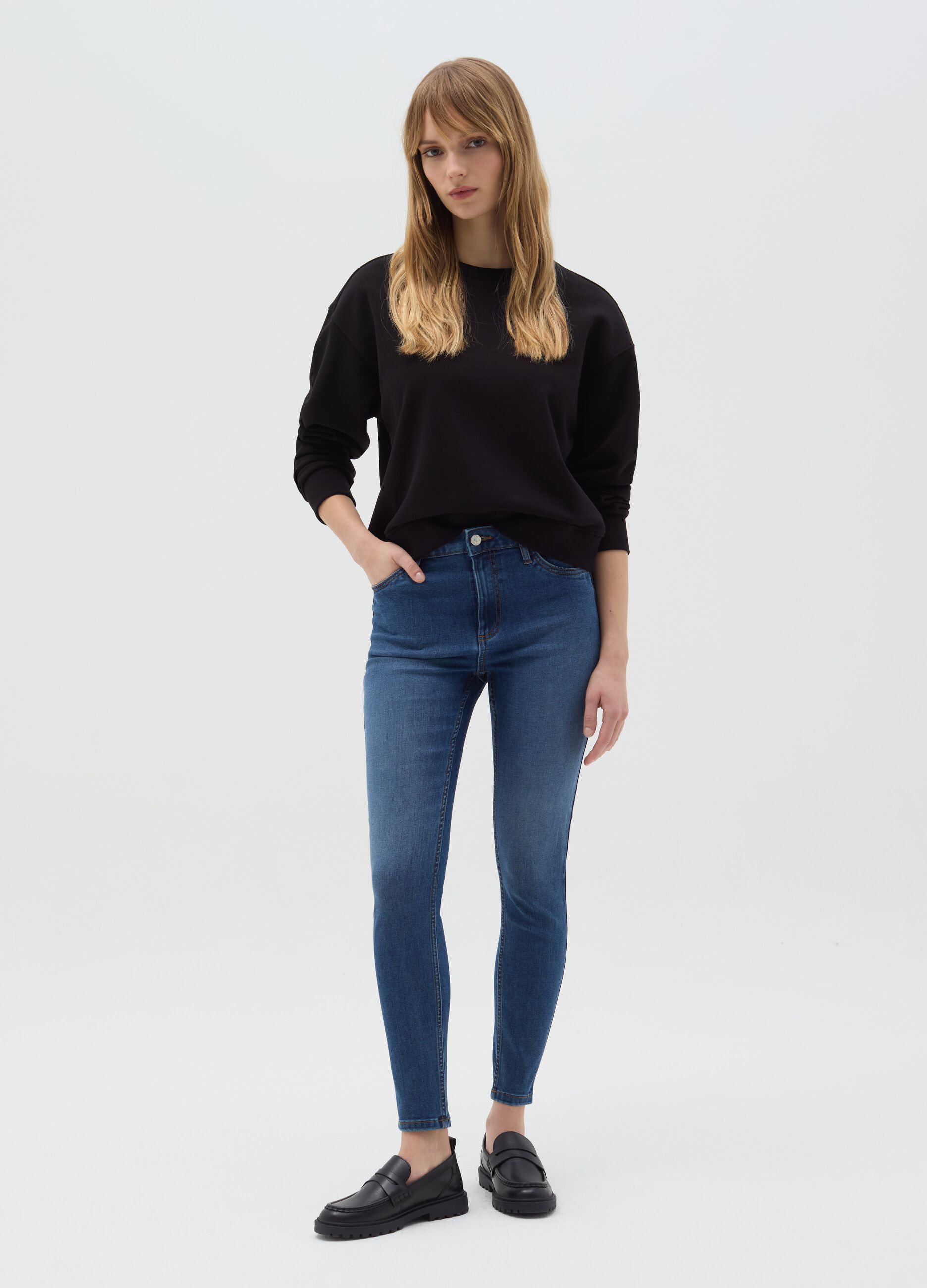 Skinny-fit jeans with five pockets