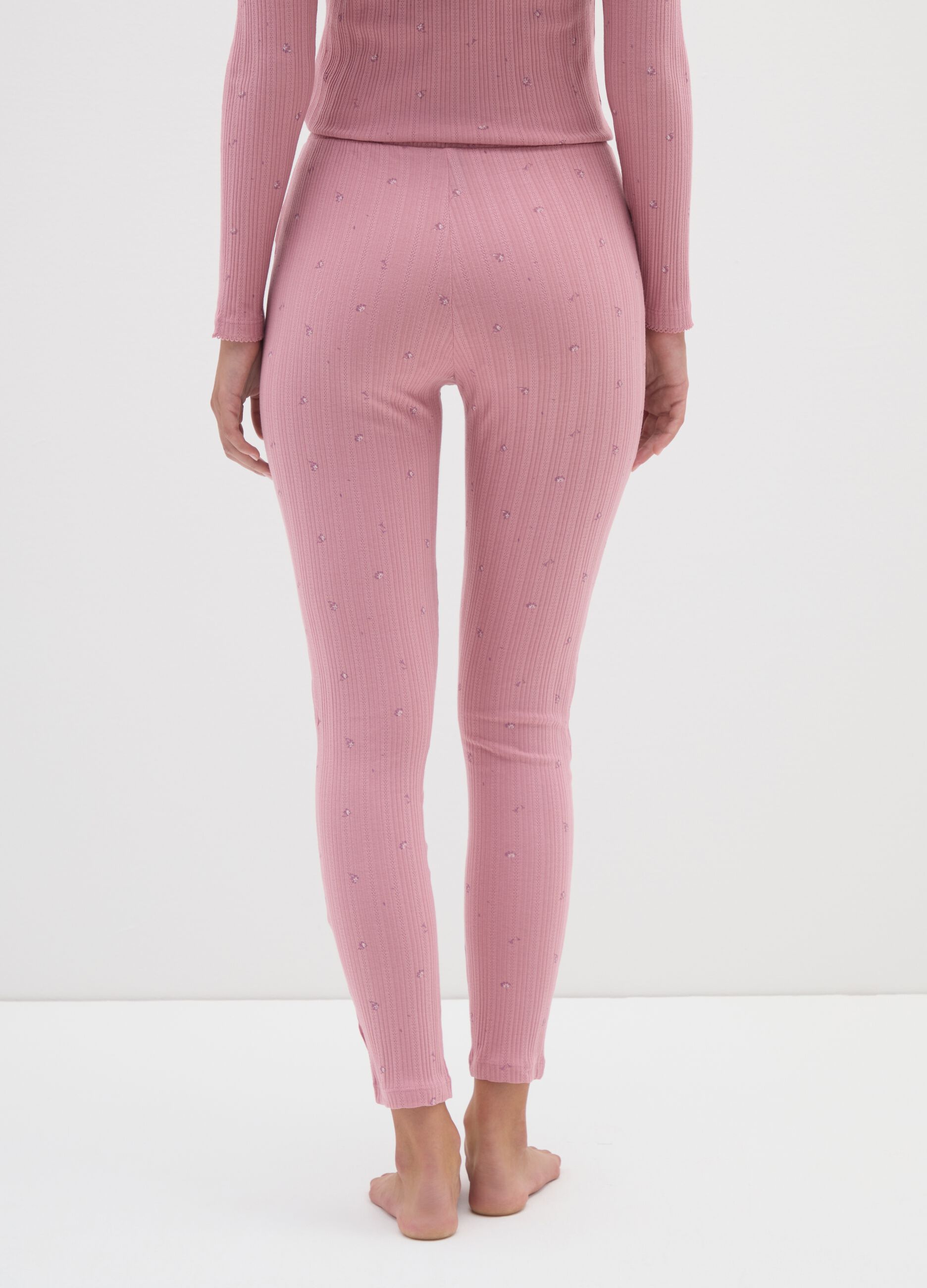 Pink pure cotton pyjama trousers