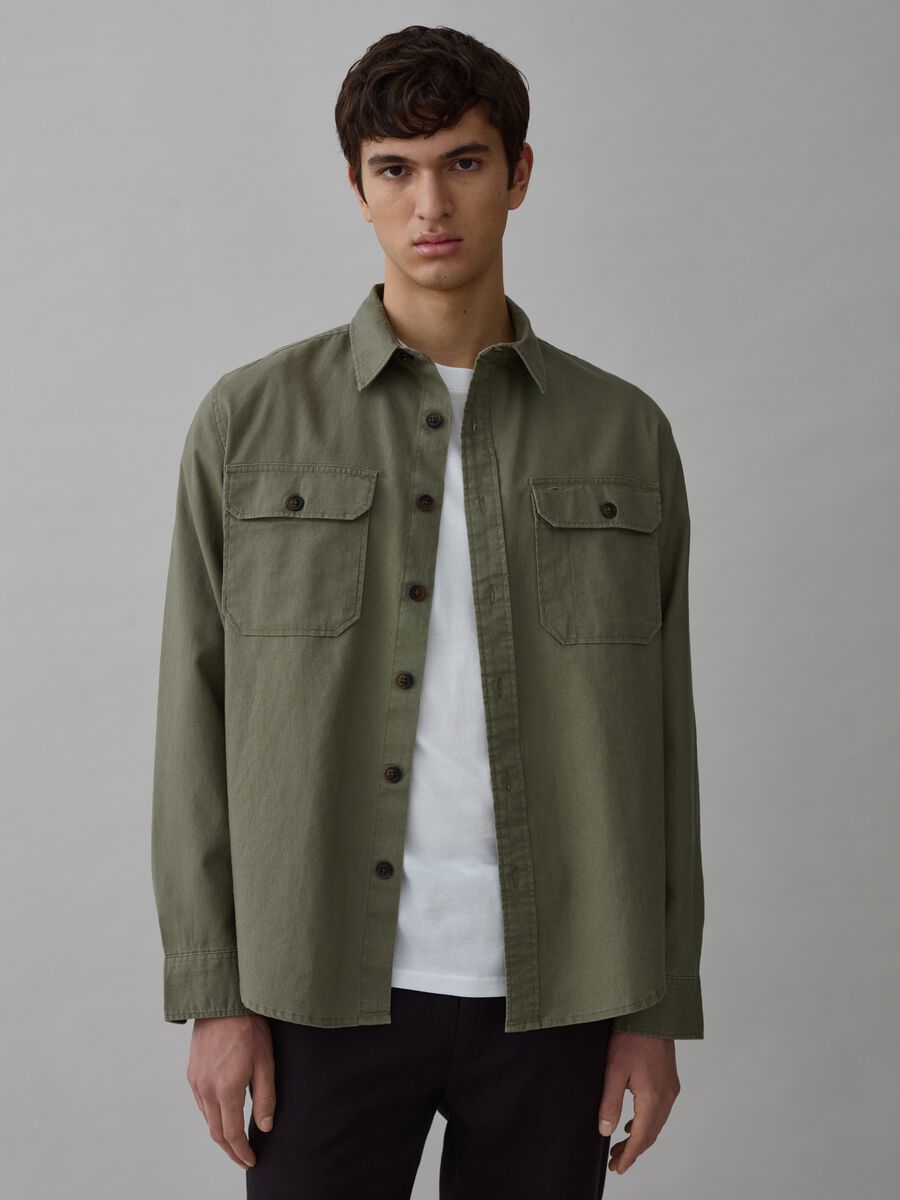 Linen and cotton shacket_1