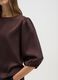 Brown long sleeve regular fit blouse_3