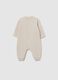 Baby's beige pure cotton romper_1