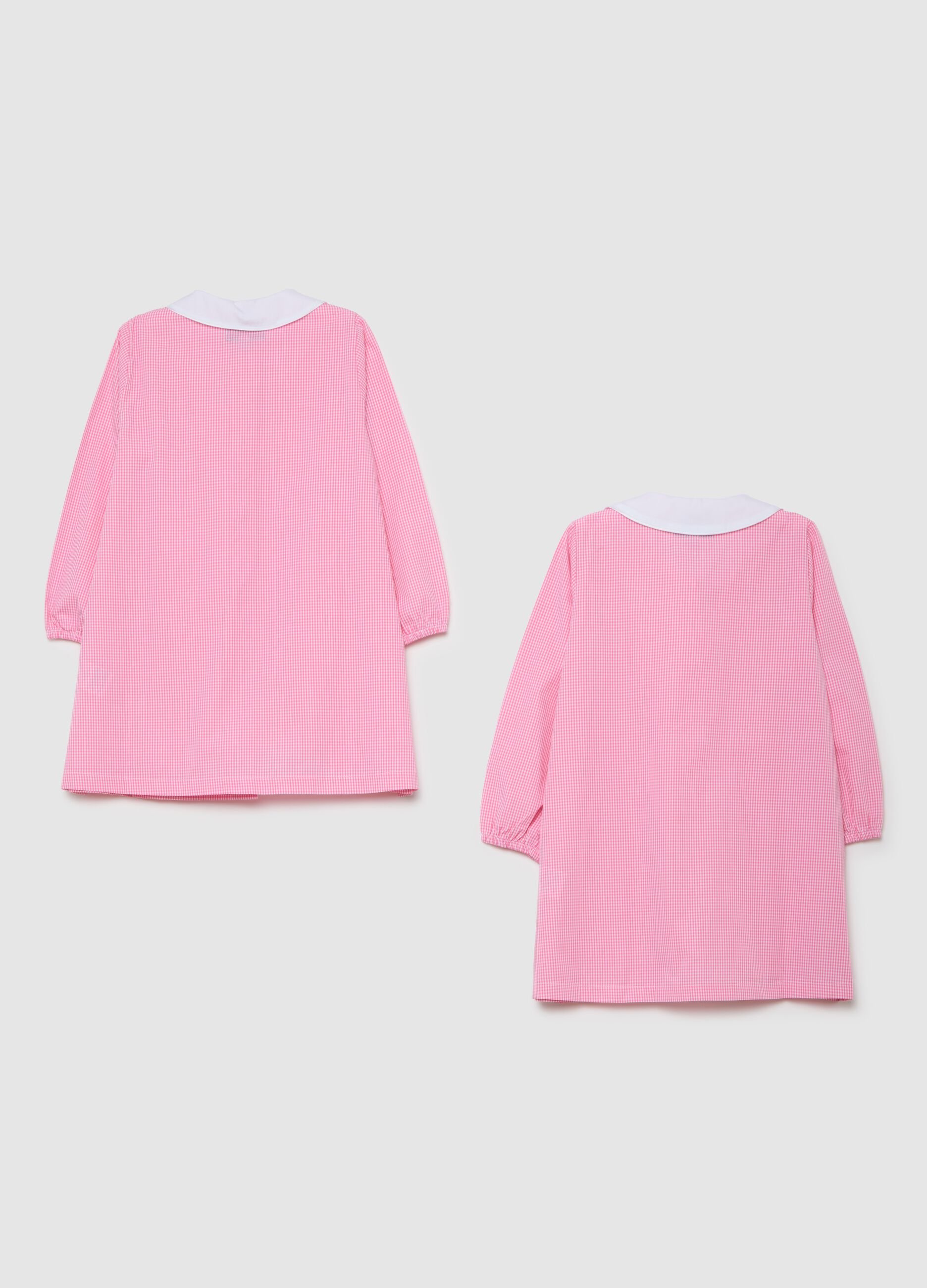 Bipack grembiuli scolastici da bambina con fantasia vichy