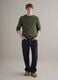 Green Pure Cotton Pullover_0