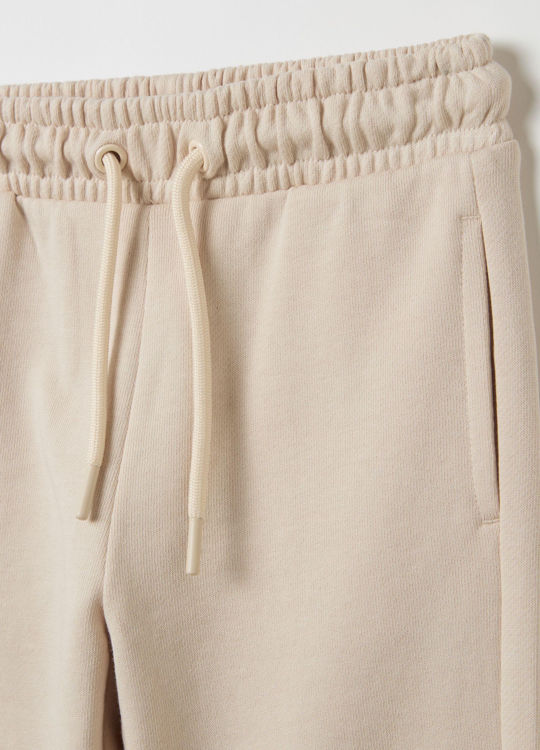 Joggers in cotone con coulisse