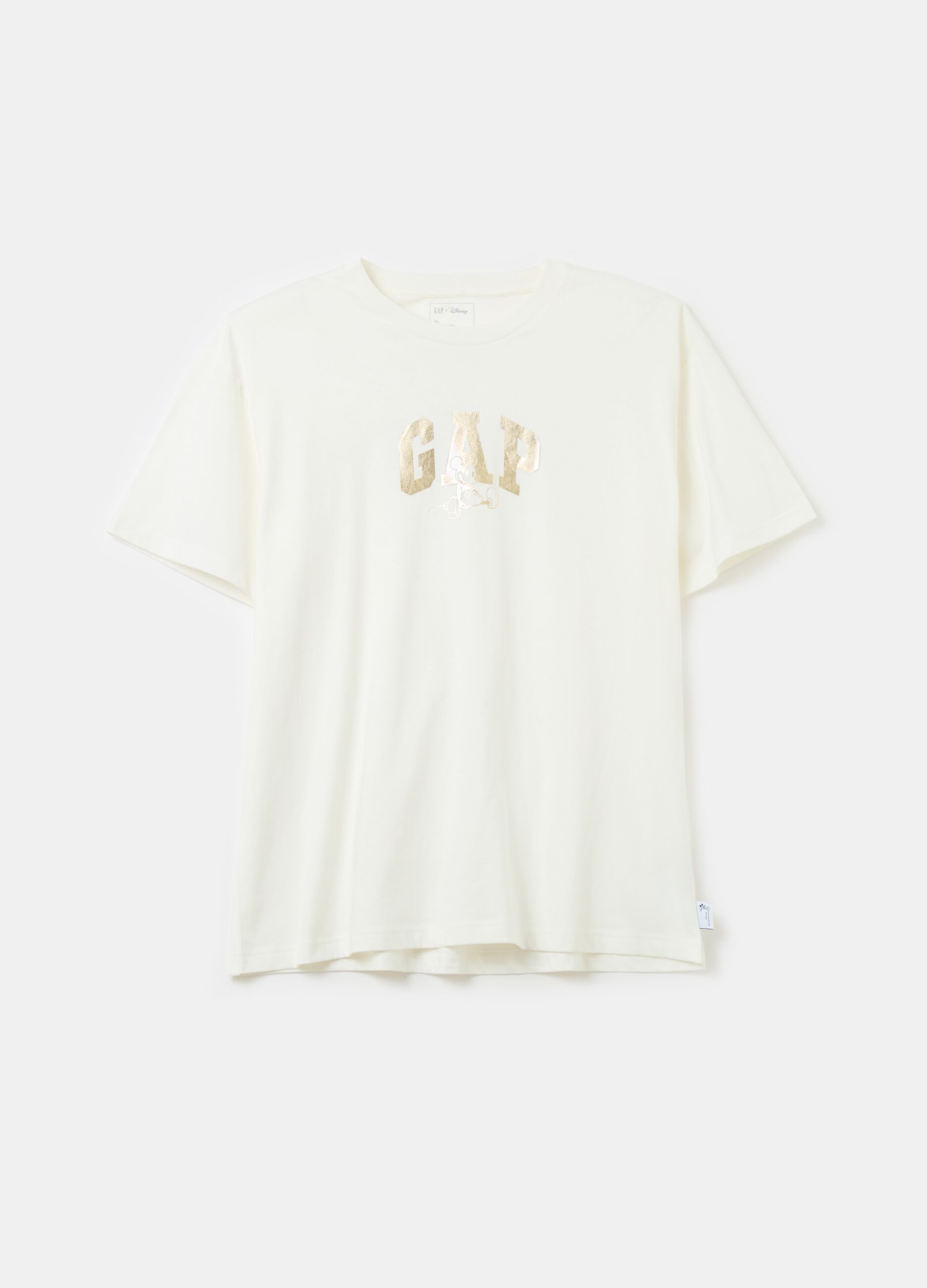 Ovs T-shirt con stampa logo in foil