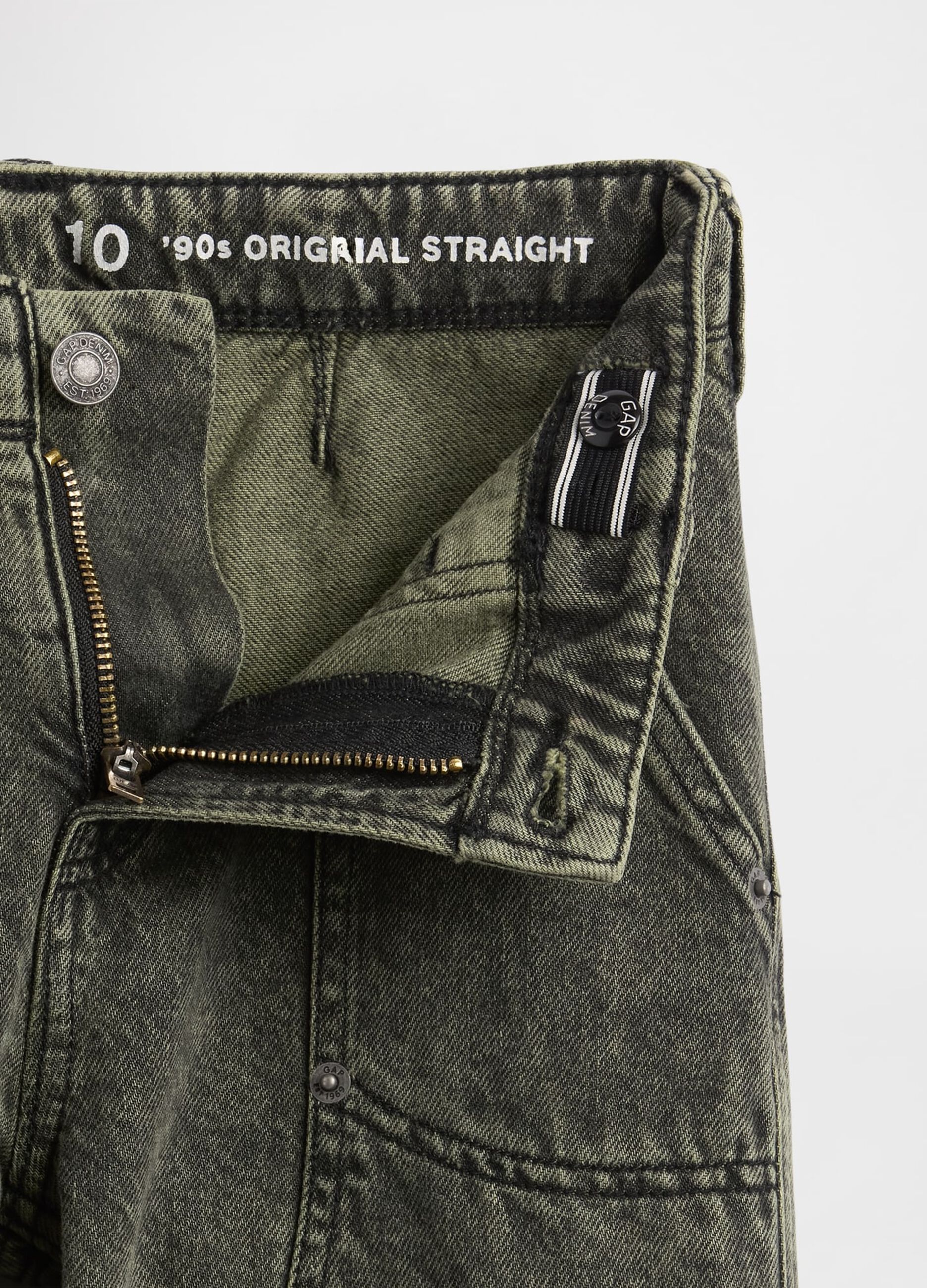 Pantaloni verde in denim per bambino