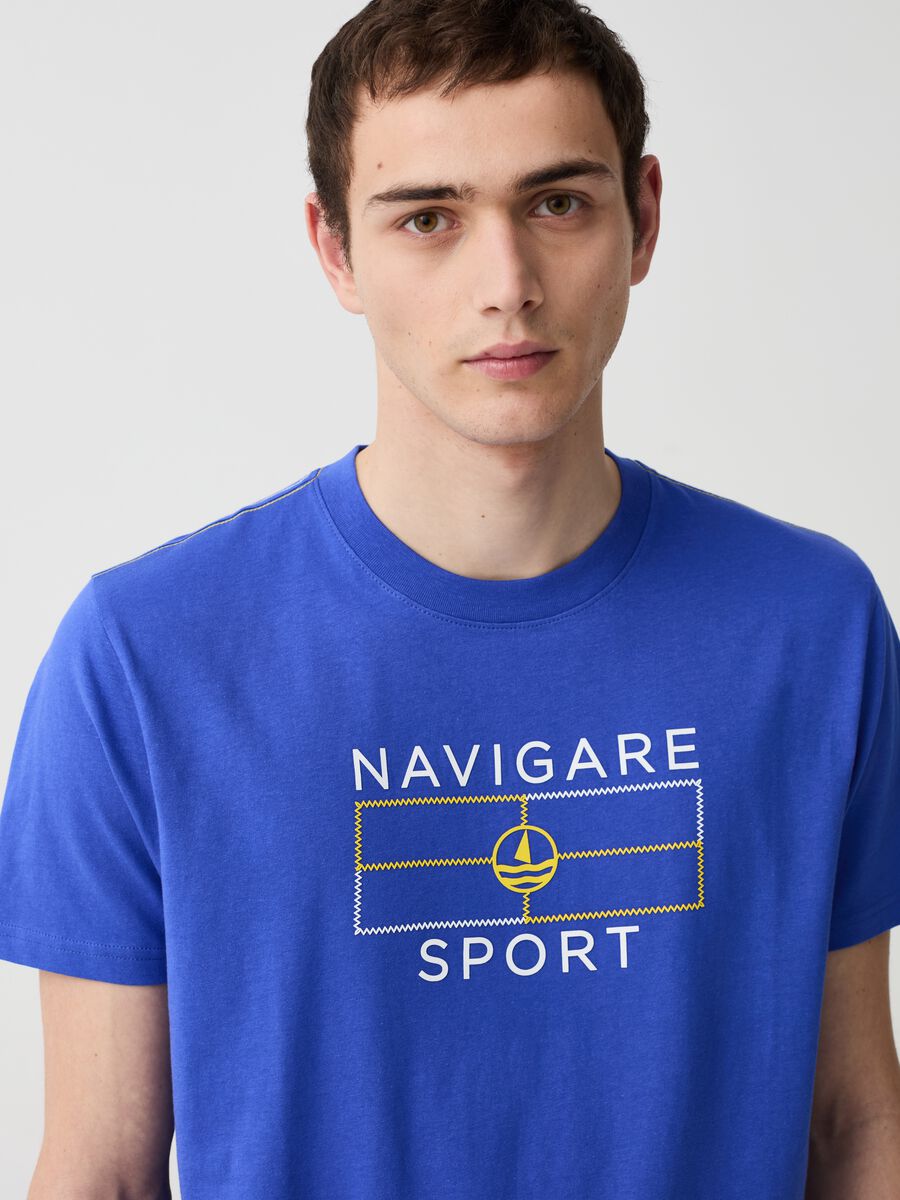 T-shirt with Navigare Sport logo print_1