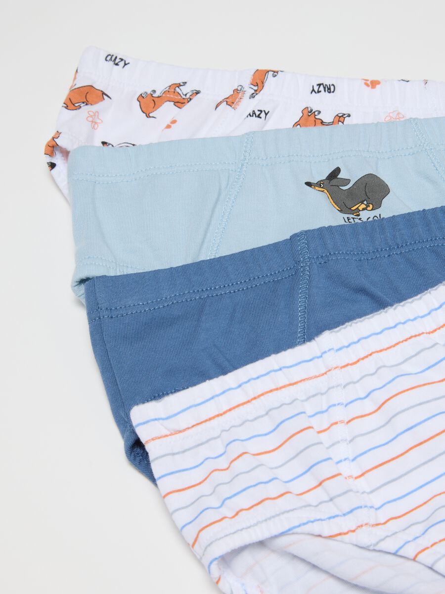 Multicolour pure cotton kids' brief multipack_3