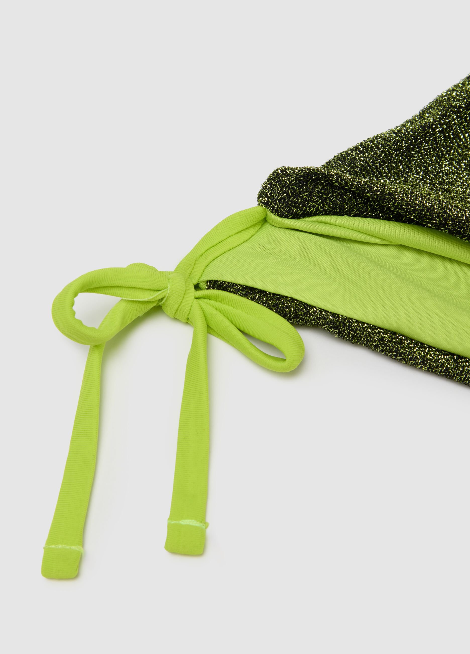 Multicoloured Elastic Blend Girls' Bikini