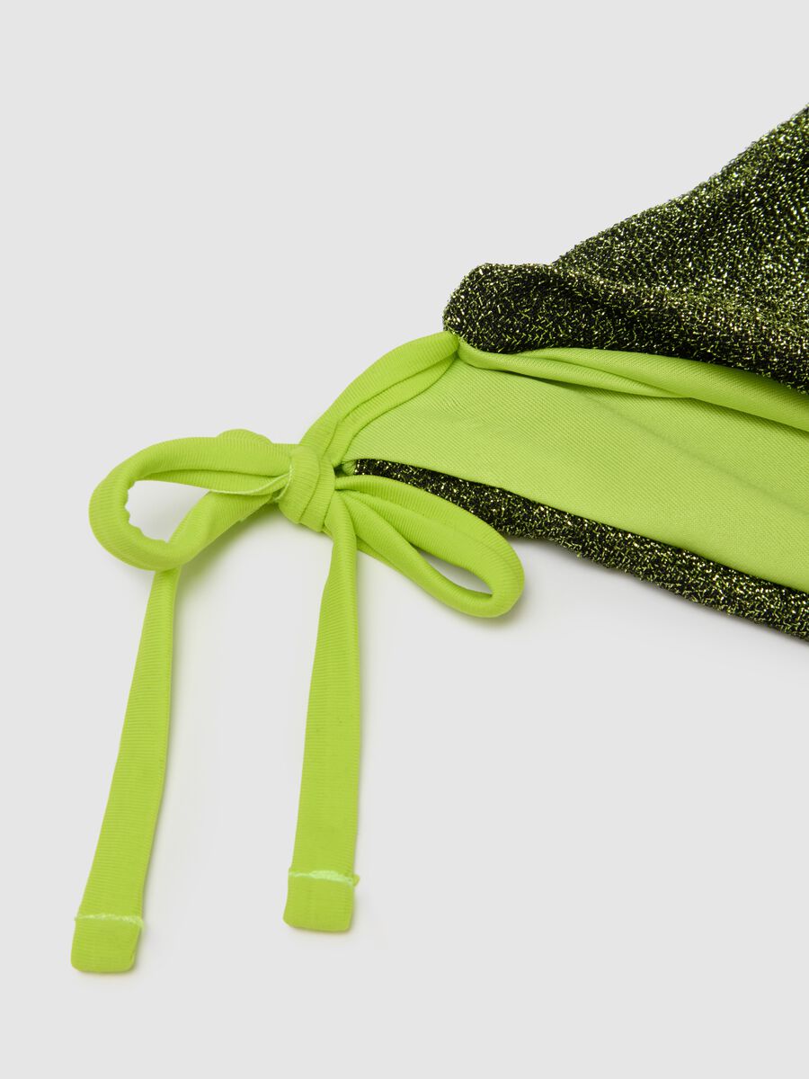 Multicoloured Elastic Blend Girls' Bikini_3