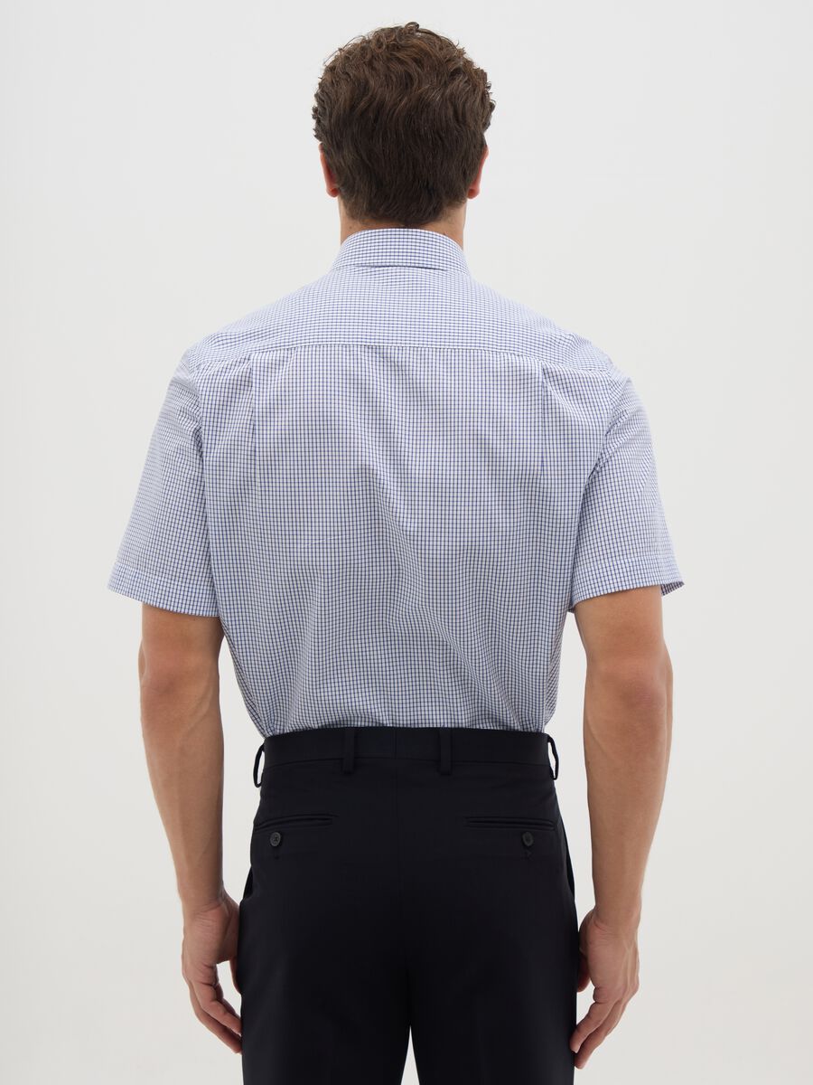 Men's multicolour regular fit cotton blend shirt_2