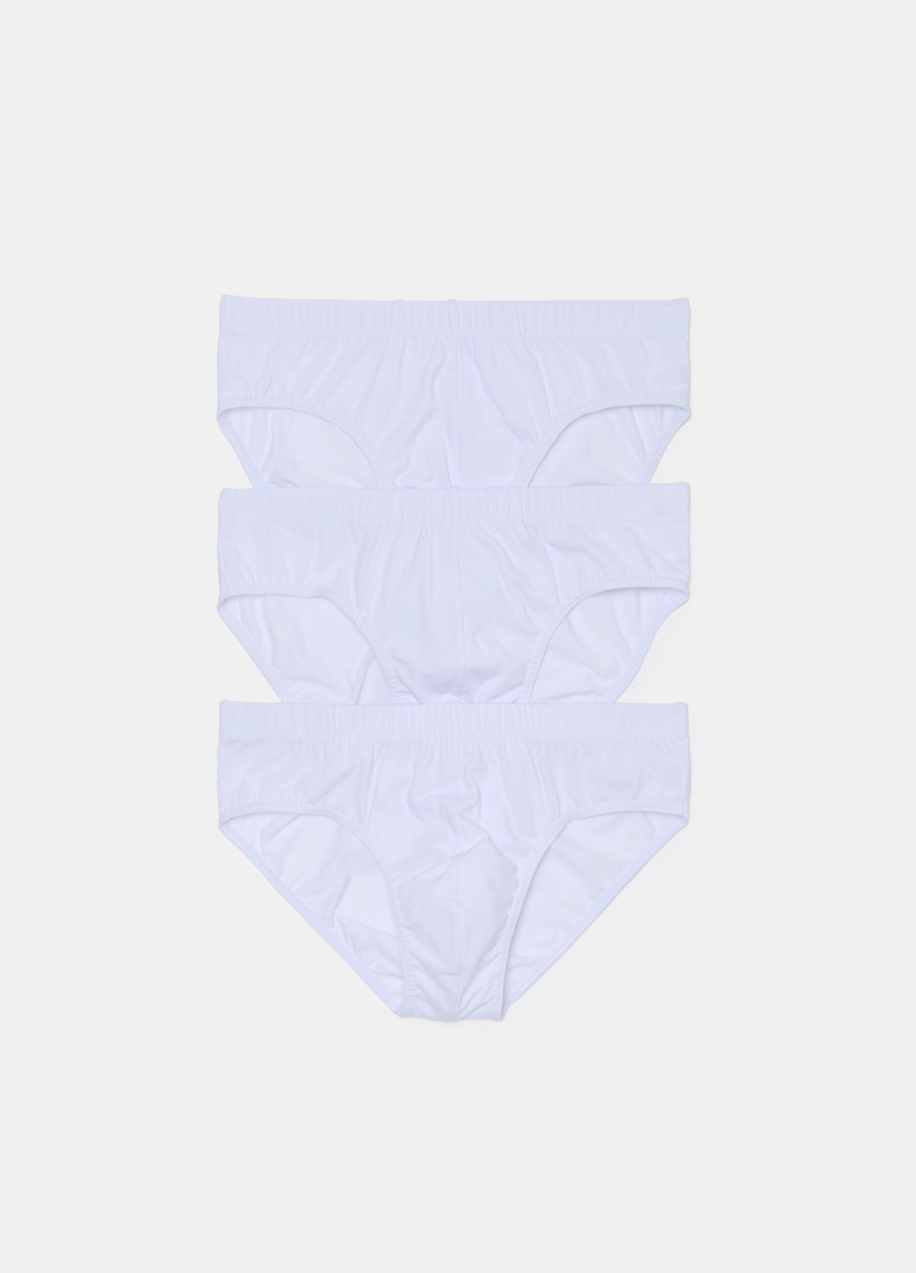 Tripack slip in cotone bio stretch