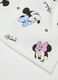 White Disney printed cotton blend beanie hat for girls_2
