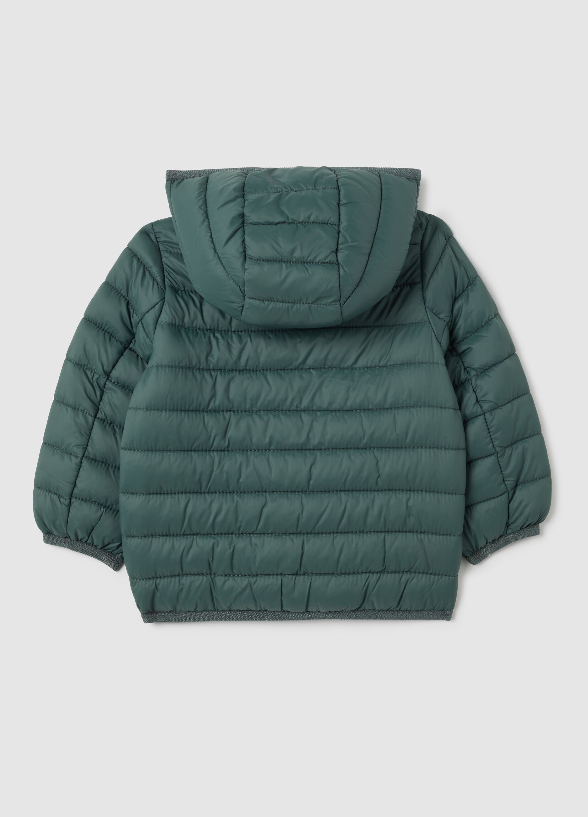 Children's jacket in green blend regular fit