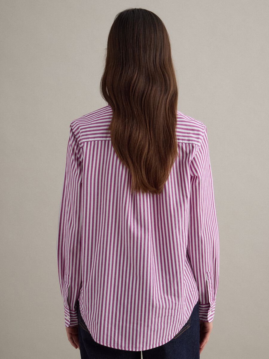 Pure cotton multicolour striped regular fit shirt_2