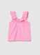 Girls' stretch cotton pink top with regular fit_3