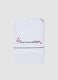 White pure cotton sheet for crib and cot bed_0