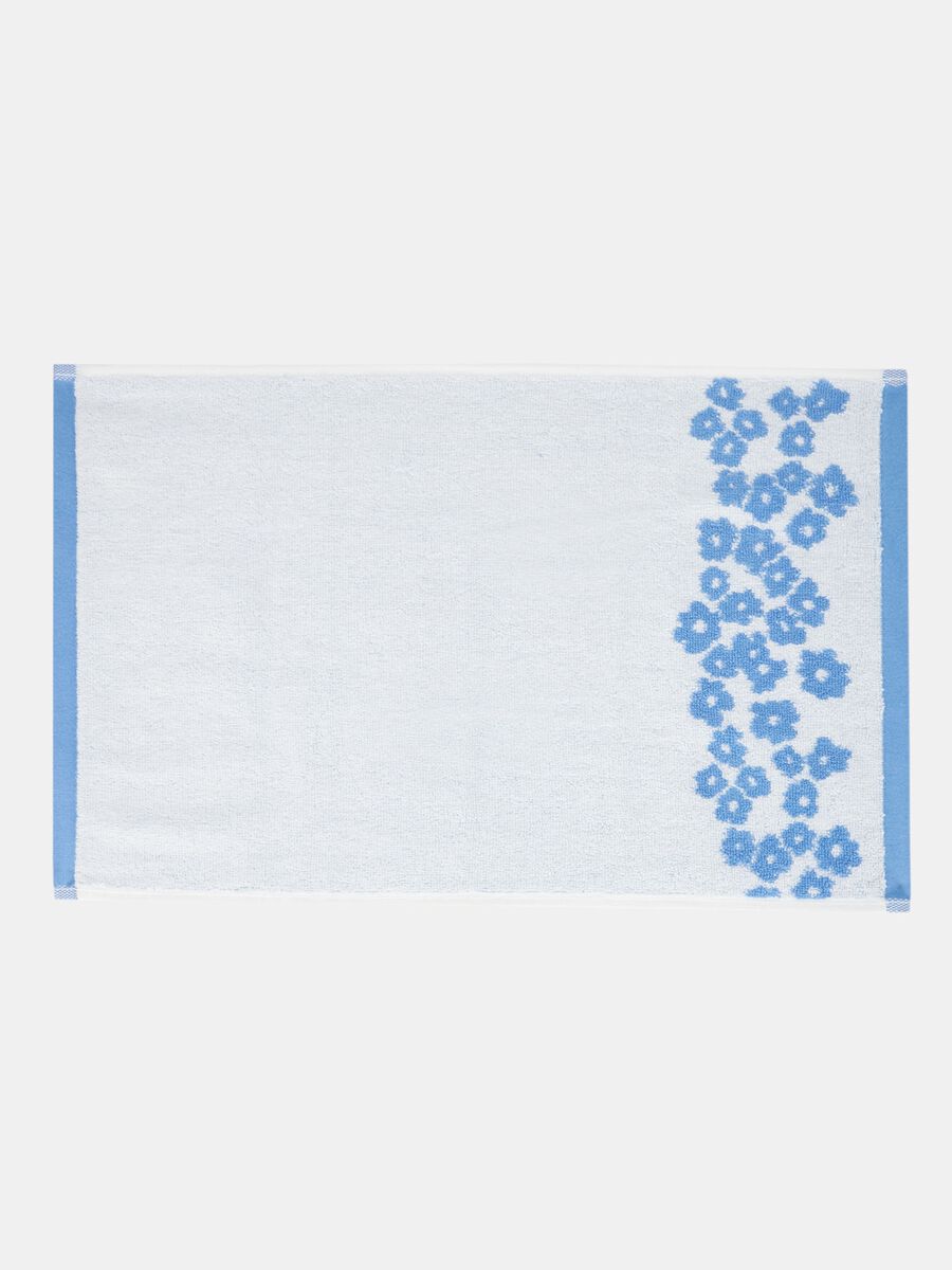 Floral guest towel in cotton_1