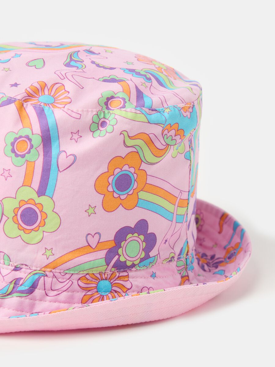 Cloche hat with print_1