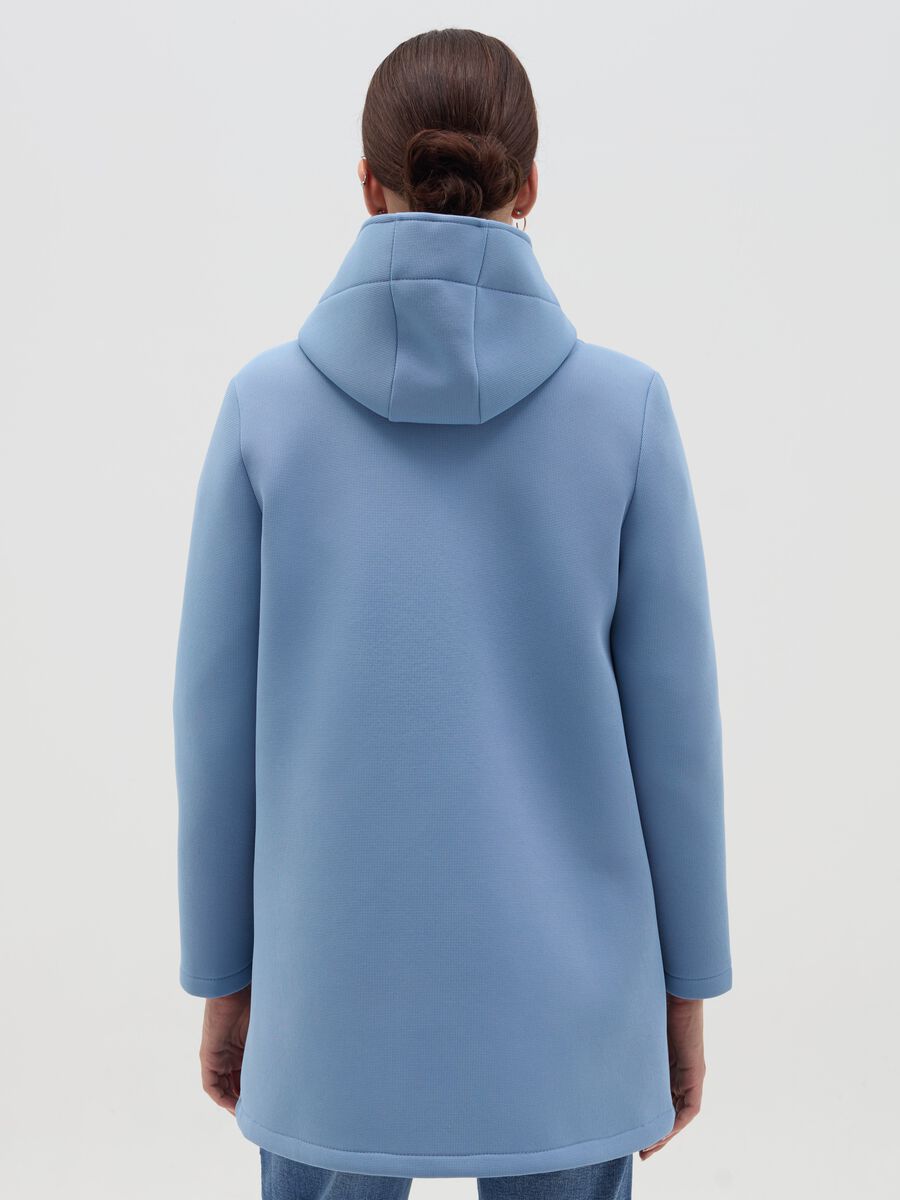 Hooded coat with buttons_5