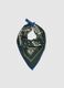 Green Cotton Paisley Print Bandana_0