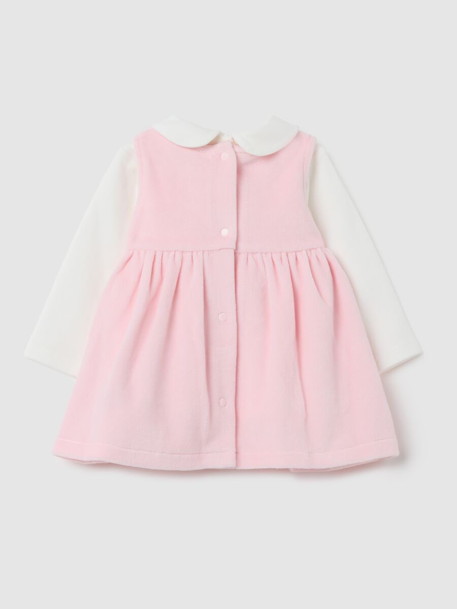 Multicoloured pure cotton baby dress_1