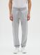 Grey cotton-blend jogging trousers_1