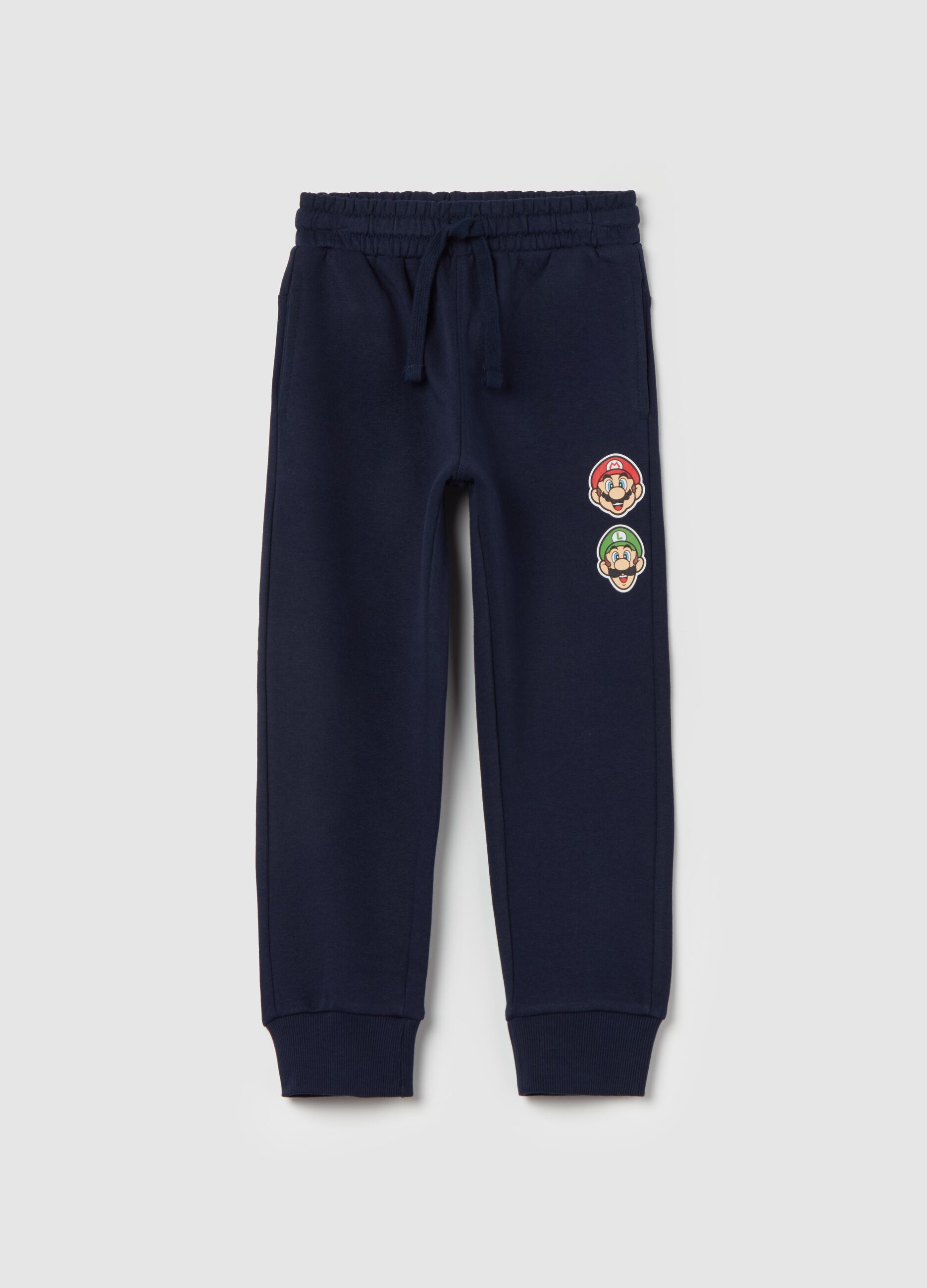 Fleece joggers with Super Mario™ print