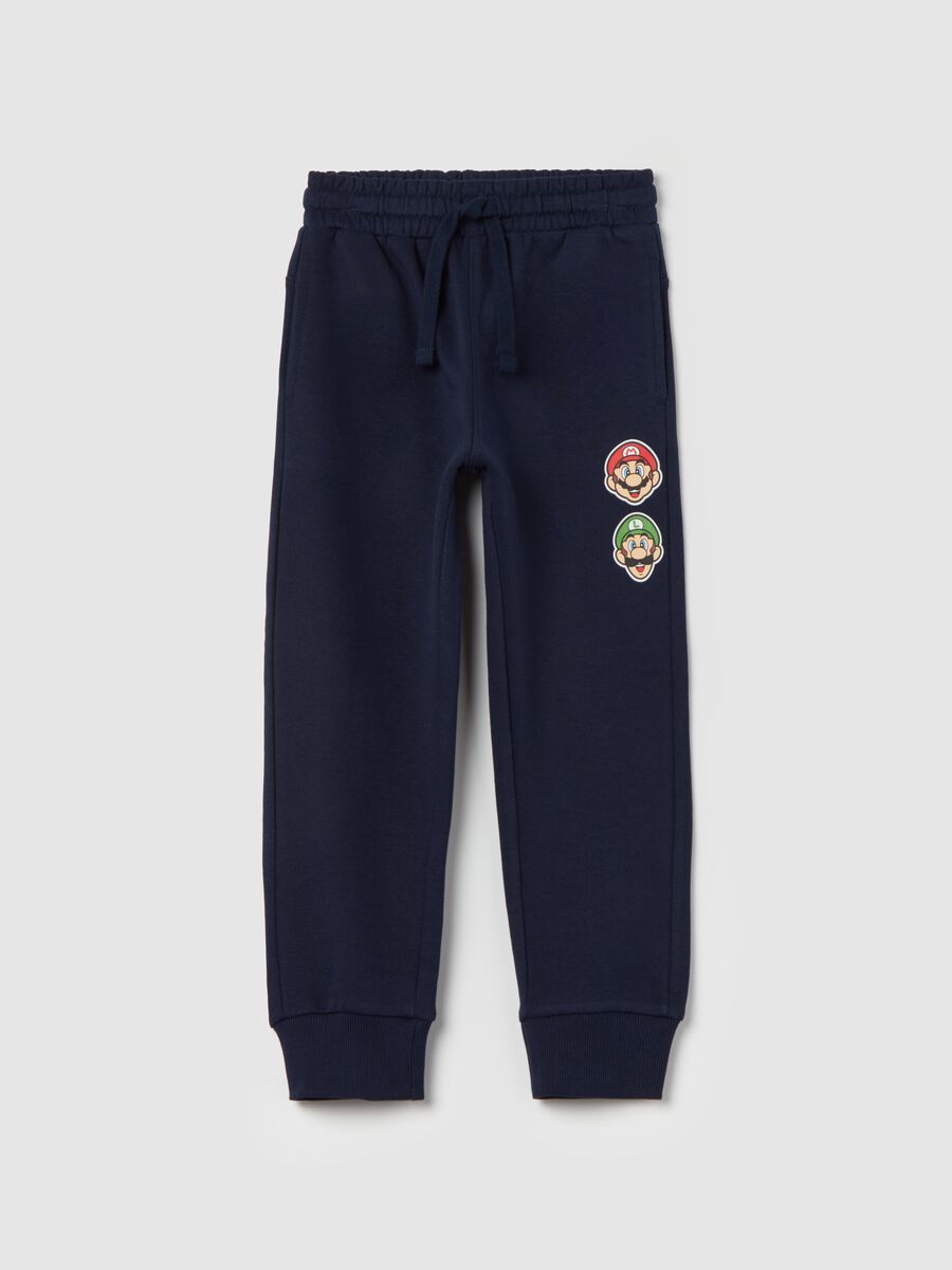Fleece joggers with Super Mario™ print_0