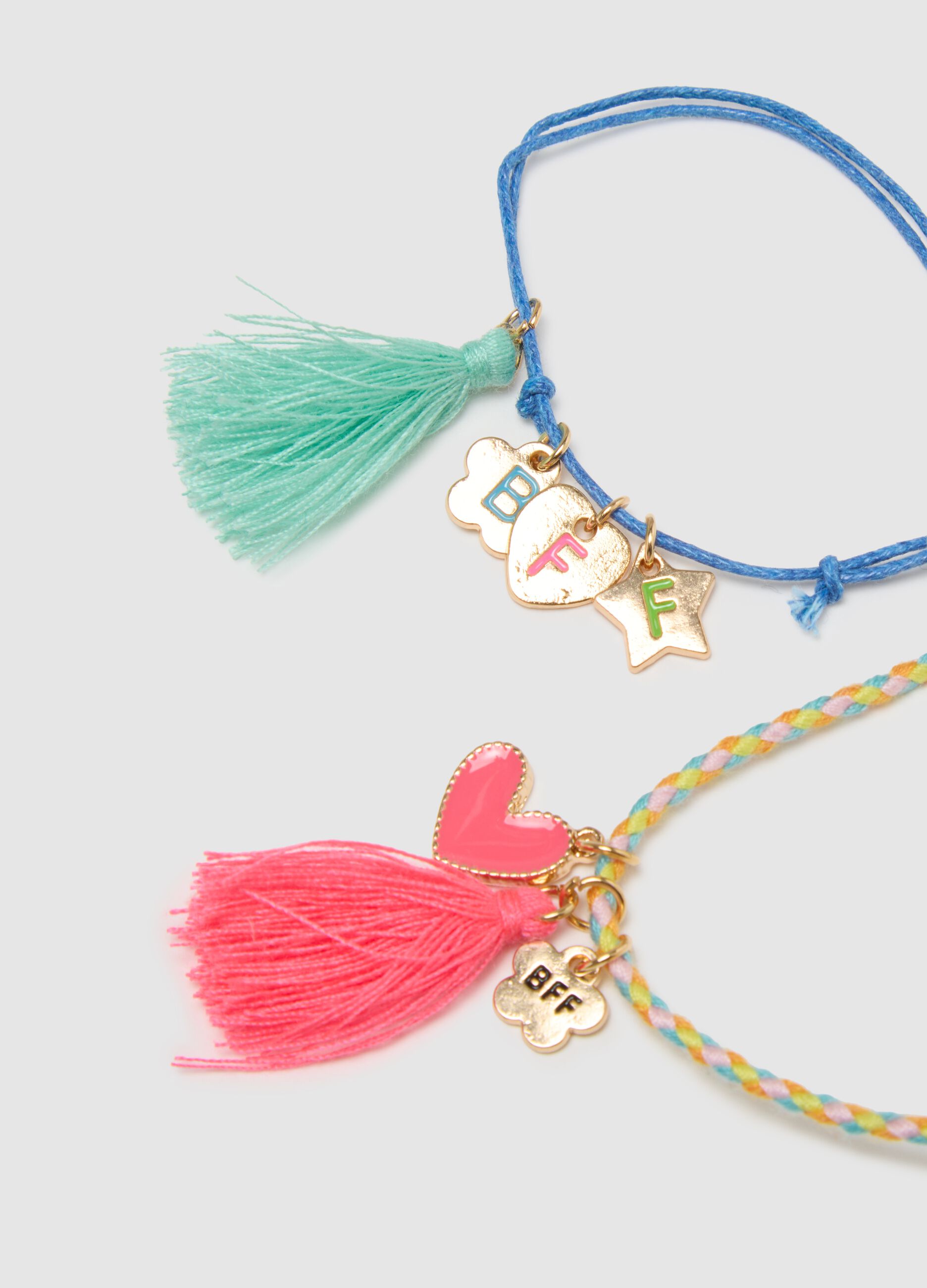 Multicolour Zinc Children's Bracelets with Charms