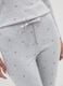 Grey Cotton Blend Pyjama Trousers_3