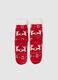 Multicolour Christmas socks with reindeer_1