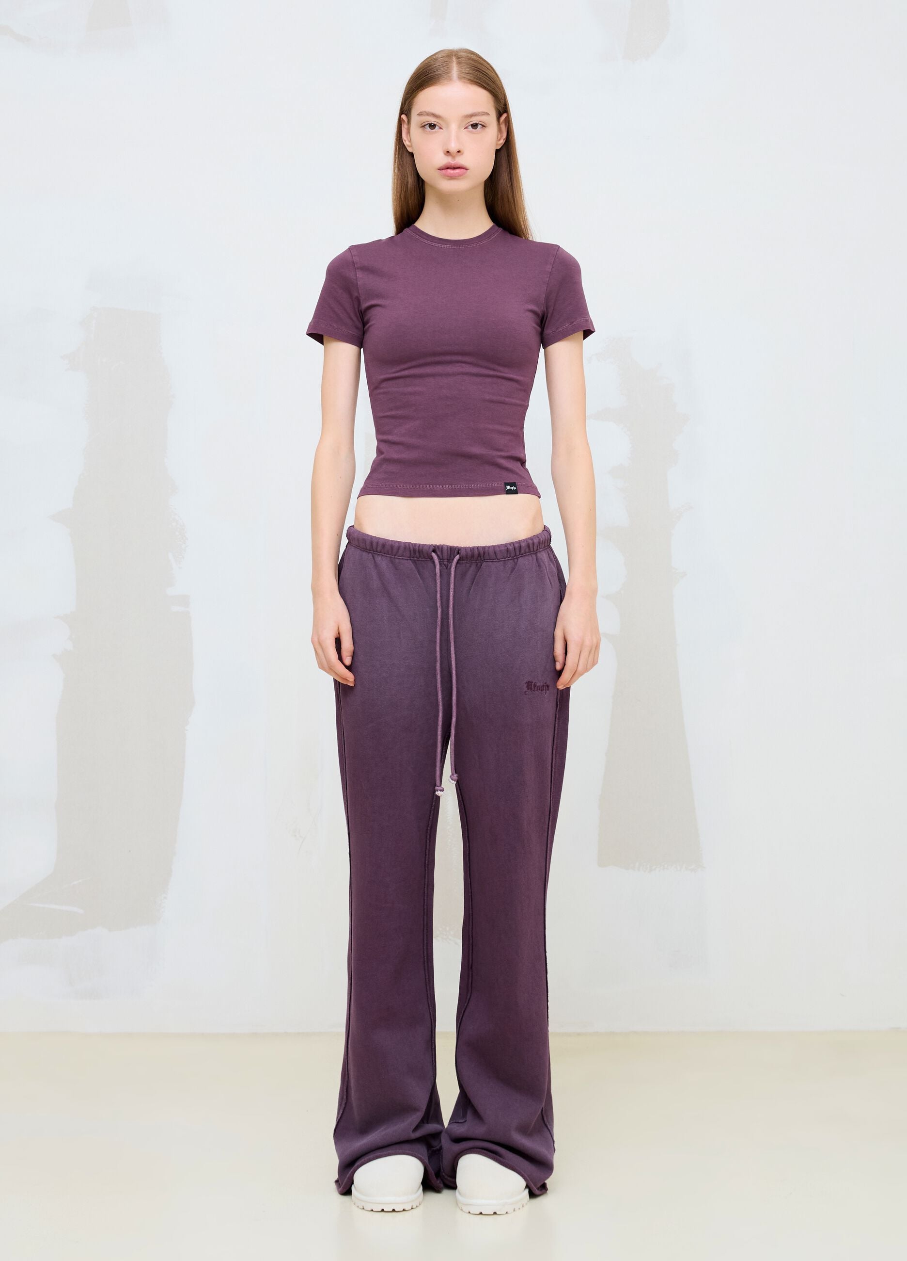 Perfect Washed Burgundy T-shirt