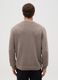 Grey-beige wool-blend regular fit jumper_2