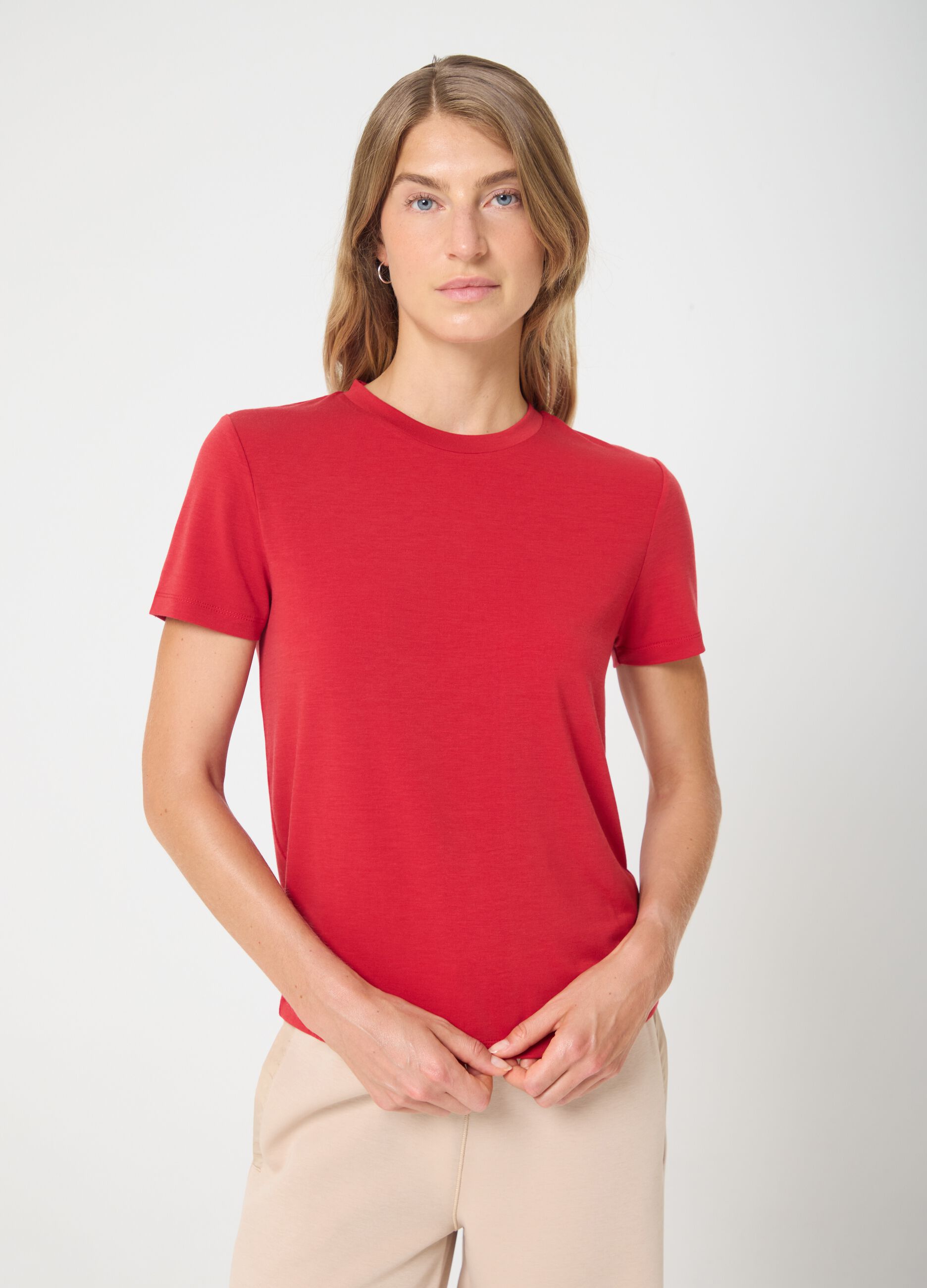 Sport T-shirt in Stretch Fabric ALTAVIA STUDIO