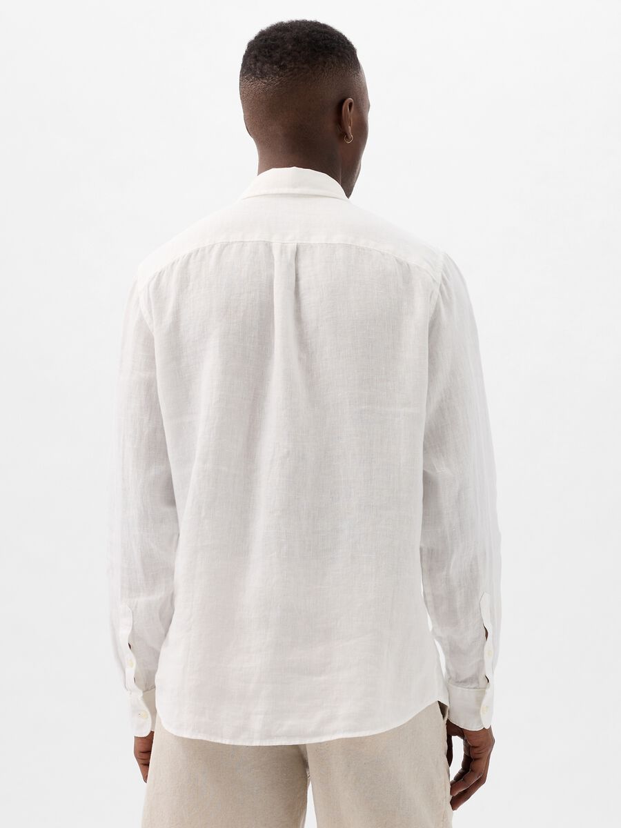 Regular-fit shirt in linen_1