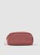 Pink zip wash bag with wrist strap_0