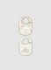 Twin Pack Infant Bibs in Pure Multicolour Cotton_0